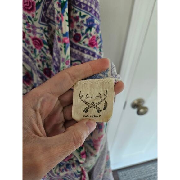 Spell & the Gypsy Purple Lavender Babushka Mary-Kate Dress Size Small - Picture 9 of 15